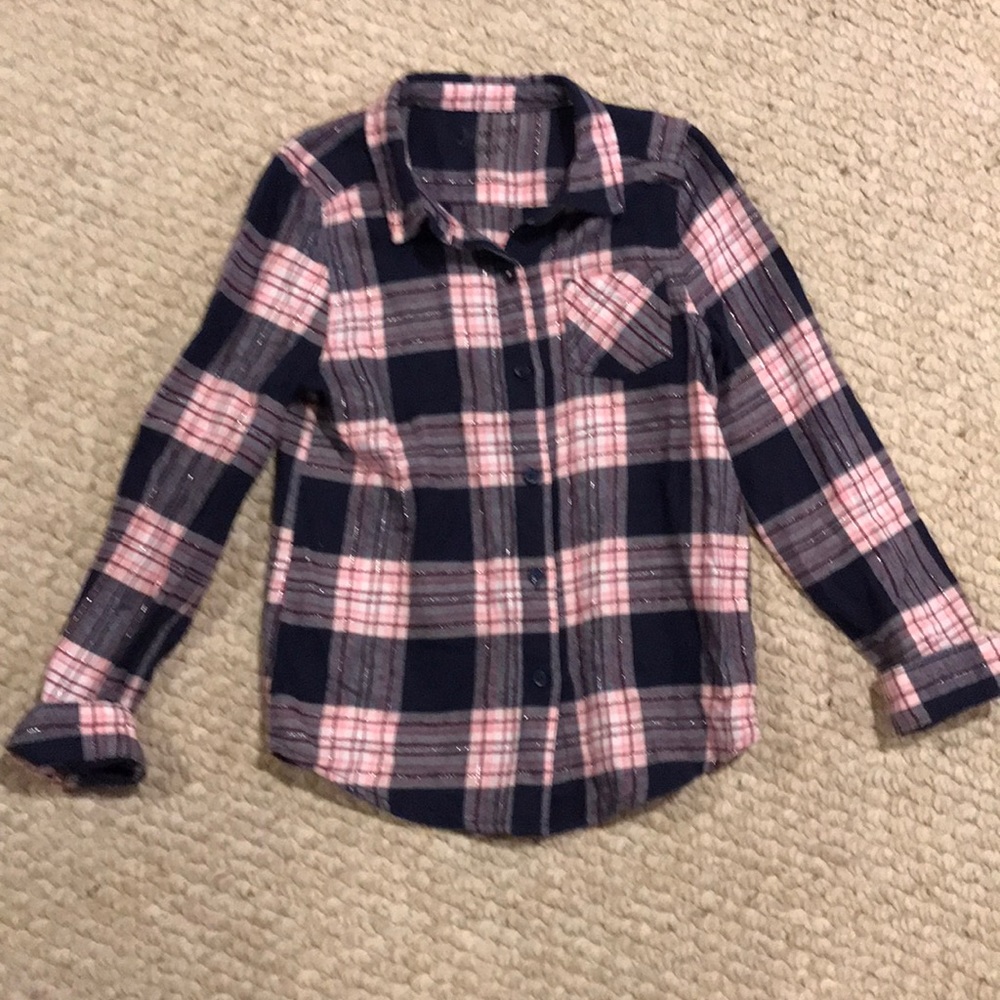 Girls flannel shirt